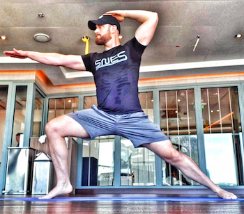 Matt Estilo PT performing Yoga exercises